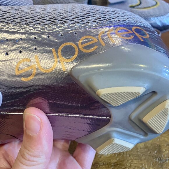 Nike Womens SuperRep Cycle 2 NN PRM Purple Gold Cycling DQ4680-500 - size 11 - Picture 7 of 16